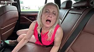 Mature Milf's Prolapse Teased on Road Trip Adventure