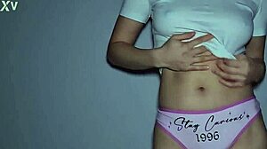 real teen tries hall panties big natural boobs cameltoe tease