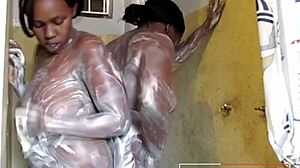 Busty Black Roommates Post-Shower Eat Pussy Finger Clits Raw