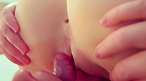 Lick Balls While I Fuck Her Pussy Doll Threesome!