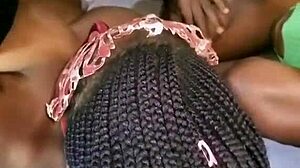 my friend and her cousin crashed here for black cock ffm squirting night