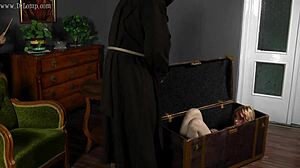 top bdsm master trains girl with pain spanking and whipping in private shots