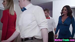 stepmoms teach stepsons hardcore foursome pussy pounding prom night