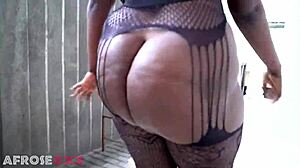 bbw slut savors bold beauty's big black cock outdoors