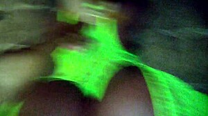 Hefty Chocolate Sex Doll's Heavy Cheeks Get Pounded