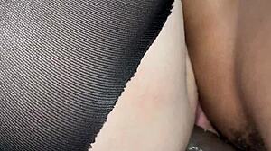 Stepdad Barebacks Petite Latina Stepdaughter's Ass With Huge Creampie Loads