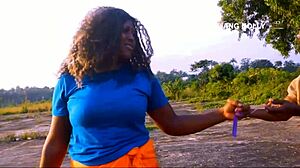 hadza hunter captured fucked by black ebony tourist