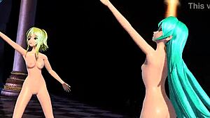hatsune miku gumi nude mods bare goddess curves everywhere