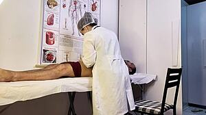 Paciente Gets Hard For Nurse During Exam
