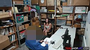 Shoplifting Teen Sucks Cock To Escape Charges?