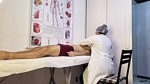 Paciente Gets Hard For Nurse During Exam