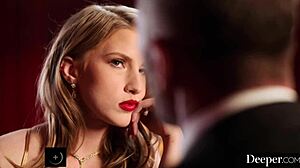 Deeper Octavia Red Spanked Bound Deepthroat Bondage Fuck