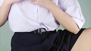 high school teen nonstop dildo pussy stuffing!