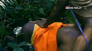 hadza hunter captured fucked by black ebony tourist