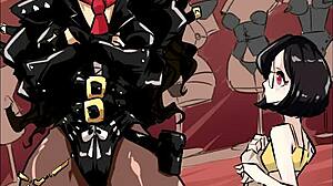 Dominatrix TF Comic Dub: Big Ass Tits Shadow Self Sadism