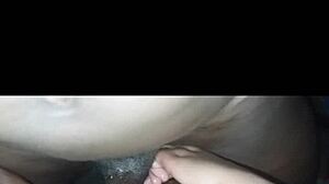 Horny Black Babe Bent Over For Thick BBC Pounding