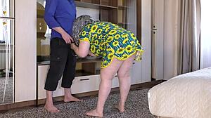 Nice Mature Ass Squeezes Cock Gently in Anal