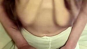 She Loses Bet Shows Saggy Natural Tits