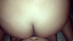 latina homemade pov anal creampie on big tits cock