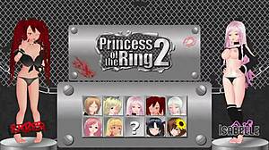 ember vs isabel princess ring catfight wrestling domination