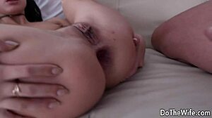 Petite Wife Nicole Black Rides Dick by Cuck Husband!