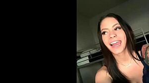 curvy 18yo latina bends for sugardaddy's perfect pounding