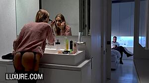 petite blonde tiffany tatum anal mmf threesome doggystyle!