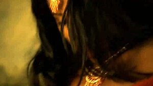 Indian milf dances stripping clothes teasing her erotic body