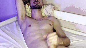 brazilian bodybuilder strokes huge cock for your milk load