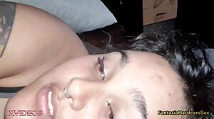 chubby latina best friend pov titty fuck blowjob after tiktoks