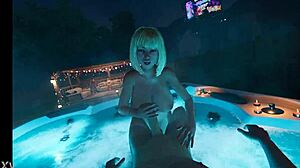 brittney's huge natural tits bounce at college house party jerkoff