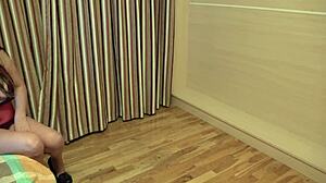 hey check this busty mature milf's hairy pussy and big tits webcam strip