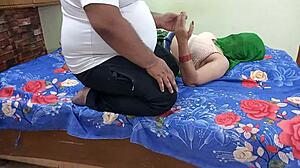 desi muslim gf moans dirty in hindi as bf's big cock stretches her anal in dorm pov