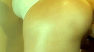 voyeur stepdad bends over stepdaughter for doggystyle pounding