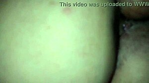 bull roughly fucks me creampie deep while cuck waits outside then takes his turn