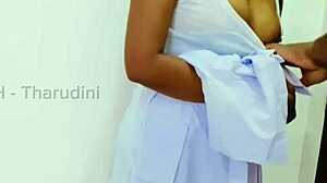 Fucking Hot Tanned Girl After Class, Creampie On Pussy