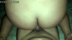 latina homemade pov anal creampie on big tits cock