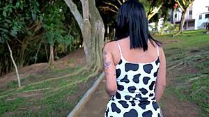 Extraño Latina Big Tits Convinced For POV Blowjob Cumshot Part 1