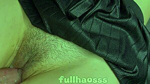 stepdaddy pumps cum deep in my hairy teen pussy
