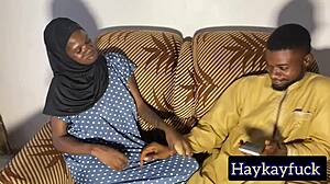 horny hijab teen rides my throbbing cock wild!