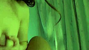 Amateur Japanese Mummy Eri Hosaka's Uncensored Oral Titty Fuck First Time