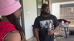 stepdad and buddy tag team teen in wild threesome ride