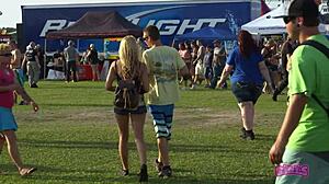 rock fest daytime flashers bare sexy asses and tits backstage for real uncensored thrills
