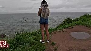 Casal Mattos' Beach Orgy... Grelona Anne's Wet Ass Licked and Creampied by Swingers