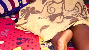 Naughty ebony latina sneaks bbc fuck with roommate voyeur dorm creampie