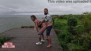 Casal Mattos' Beach Orgy... Grelona Anne's Wet Ass Licked and Creampied by Swingers