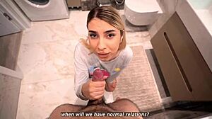 step sis shows bro lasting longer tricks till creampie