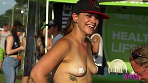 rock fest daytime flashers bare sexy asses and tits backstage for real uncensored thrills