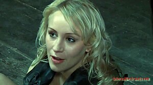 tied babe whipped hard pussy teased