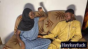 horny hijab teen rides my throbbing cock wild!